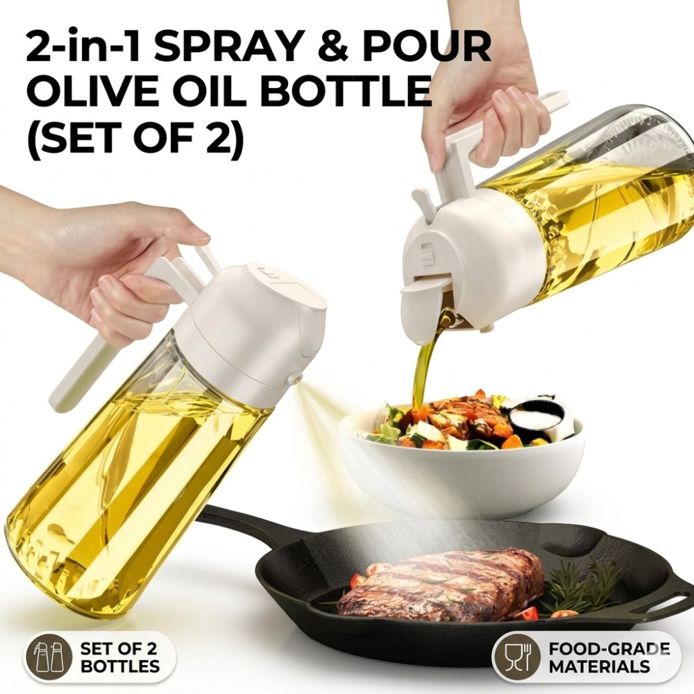 Oil Mister Spray Bottle - Olieverstuiver Spuitfles Keuken Voor Koken Gemakkelijk