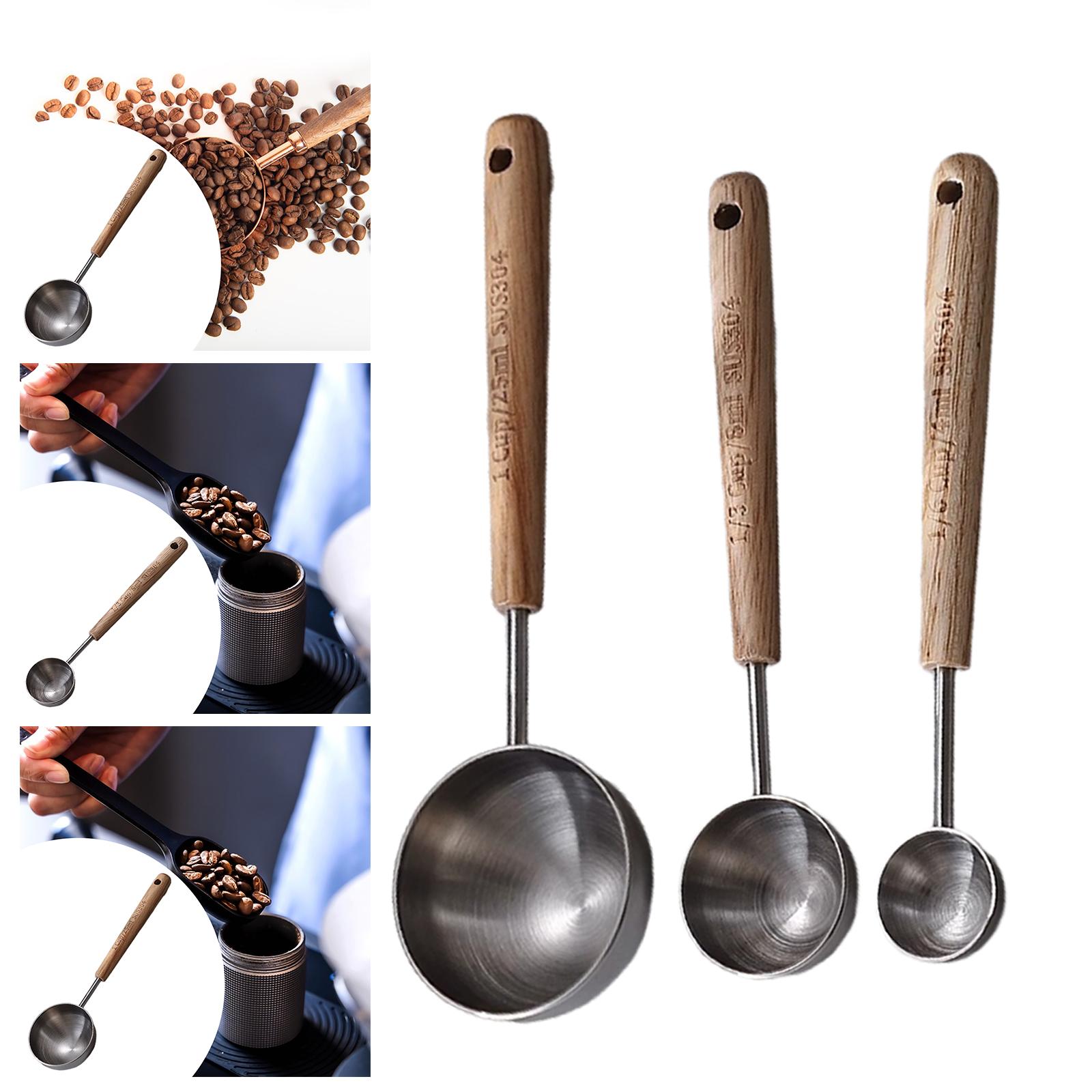 Kitchen Gadgets Vintage - Koffieschep Maatbeker Accessoires Vintage Stijl Houten