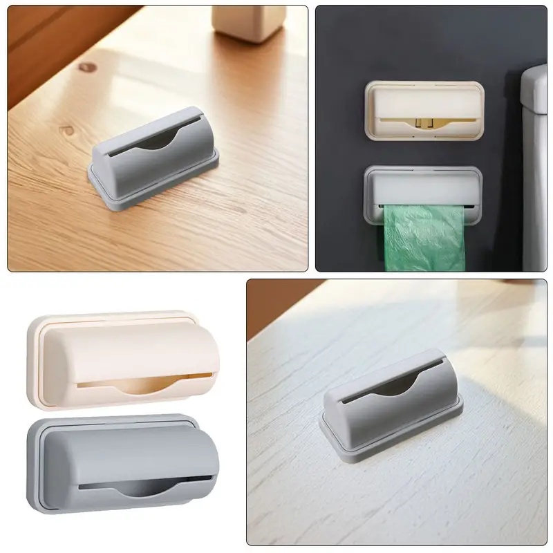 Kitchen Gadgets Organizer - 1/2/3/4 Stuks Wandgemonteerde Afvalzakdispenser Keuken Essentiële