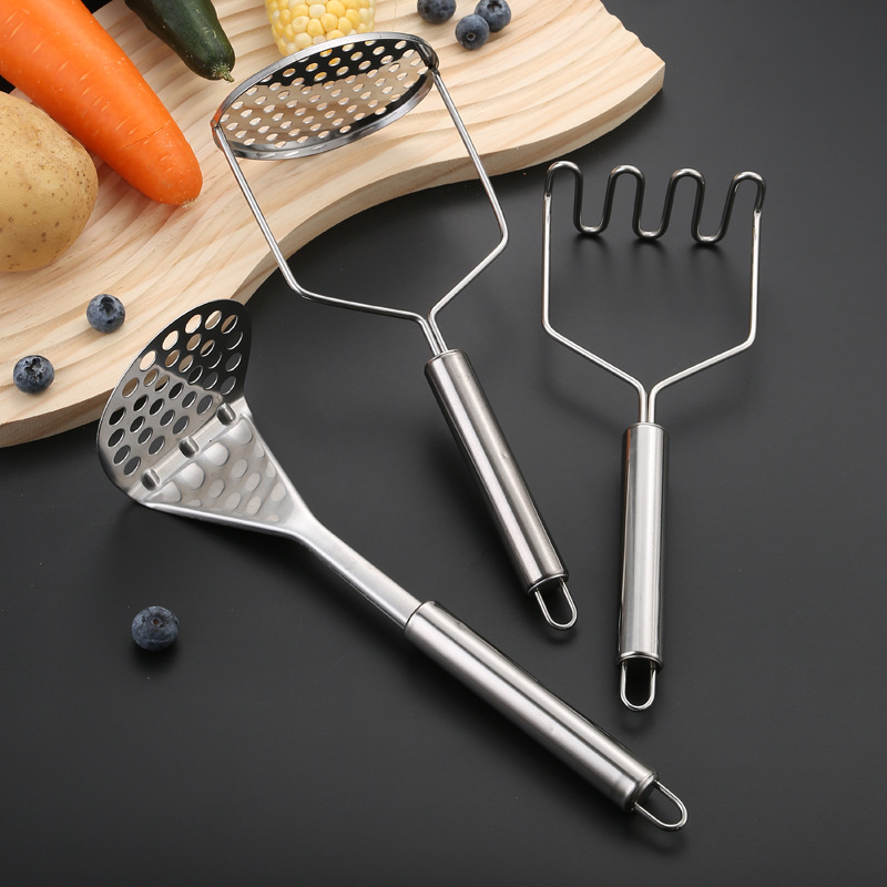 Kitchen Gadgets Kitchen - Roestvrijstalen Aardappelstamper Handleiding Fruit Groente Druk