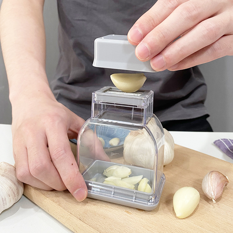 Kitchen Gadgets Garlic - Handmatige knoflookpers, knoflookrasp, snijder, kookgereedschap, knoflookschiller,