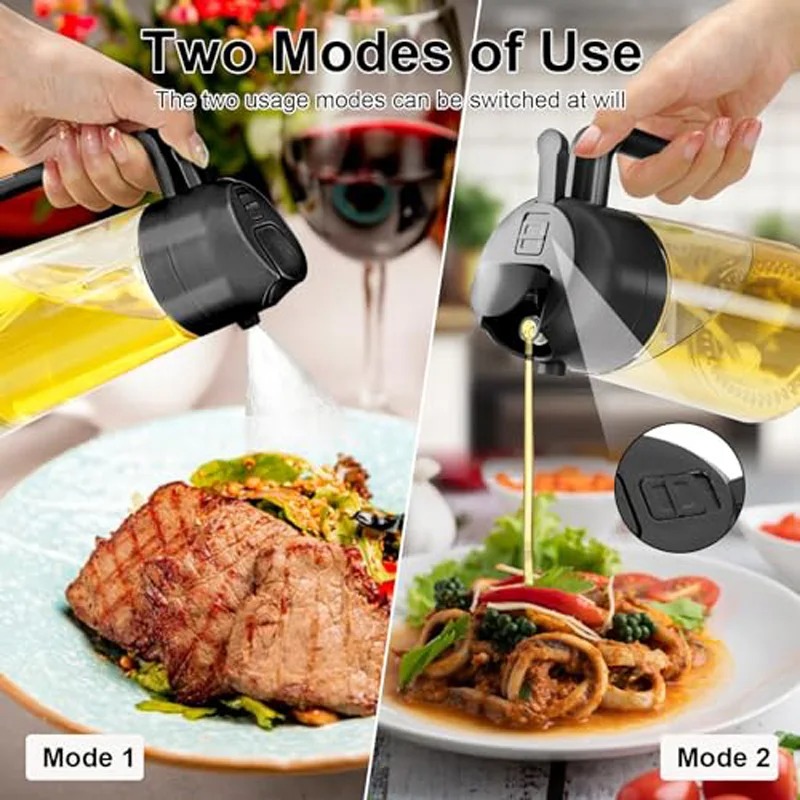 Kitchen Gadgets Oil Spray - Keukenoliespray, olijfolie fles met spuitmond, keuken