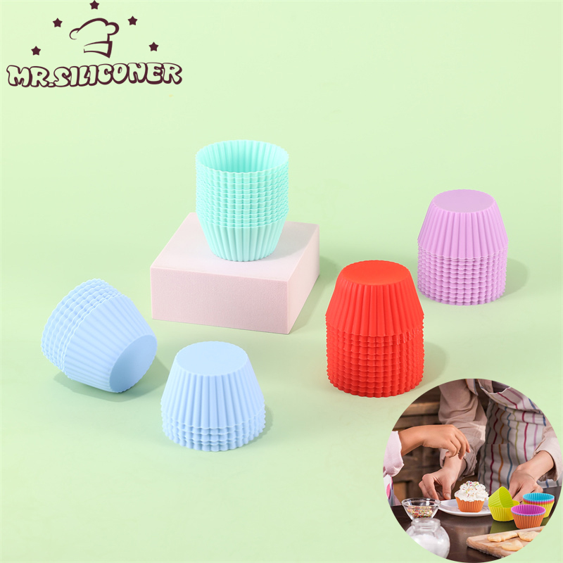 Kitchen Gadgets For Arthritic Hands - 6 Stks/set Siliconen Cakevorm Ronde Vorm