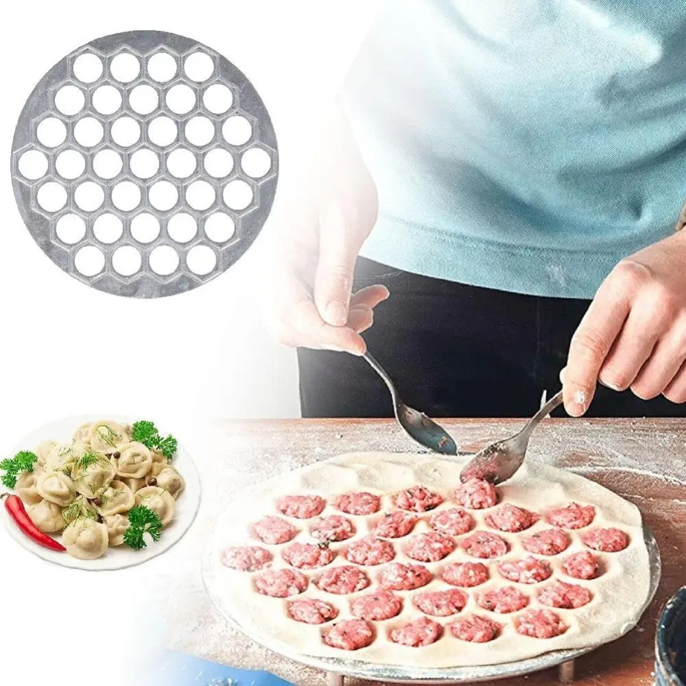 Kitchen Gadgets For Arthritic Hands - Draagbare Aluminium Knoedel Schimmel 37 Gaten