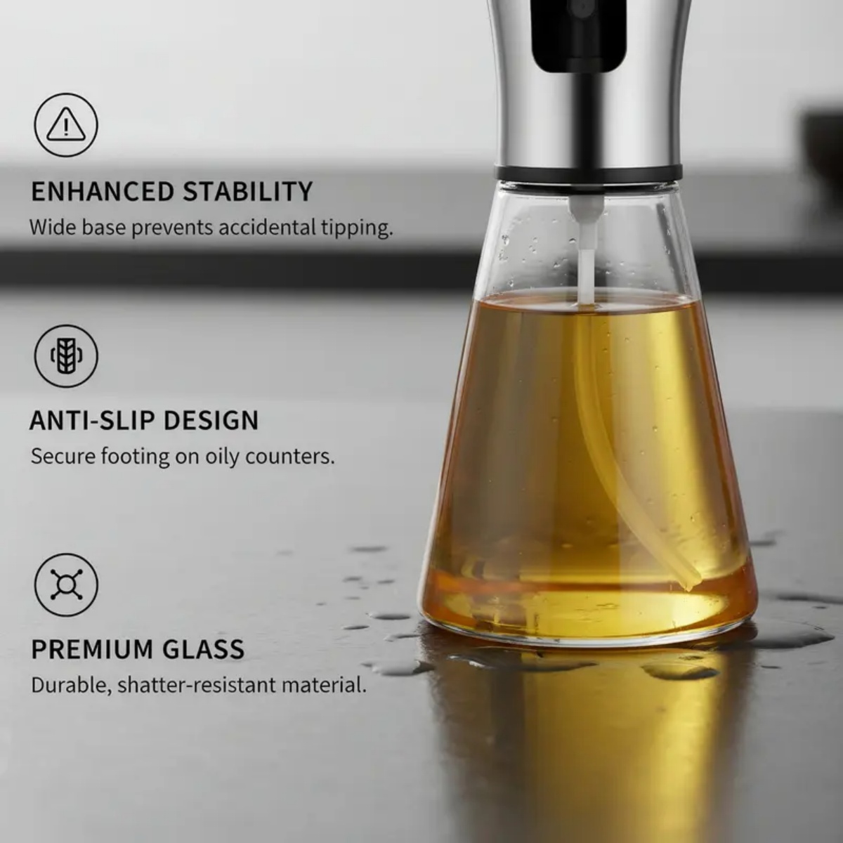 Olijfolie spuitfles voor koken - Kitchen Gadgets Oil Spray recensie en prijs