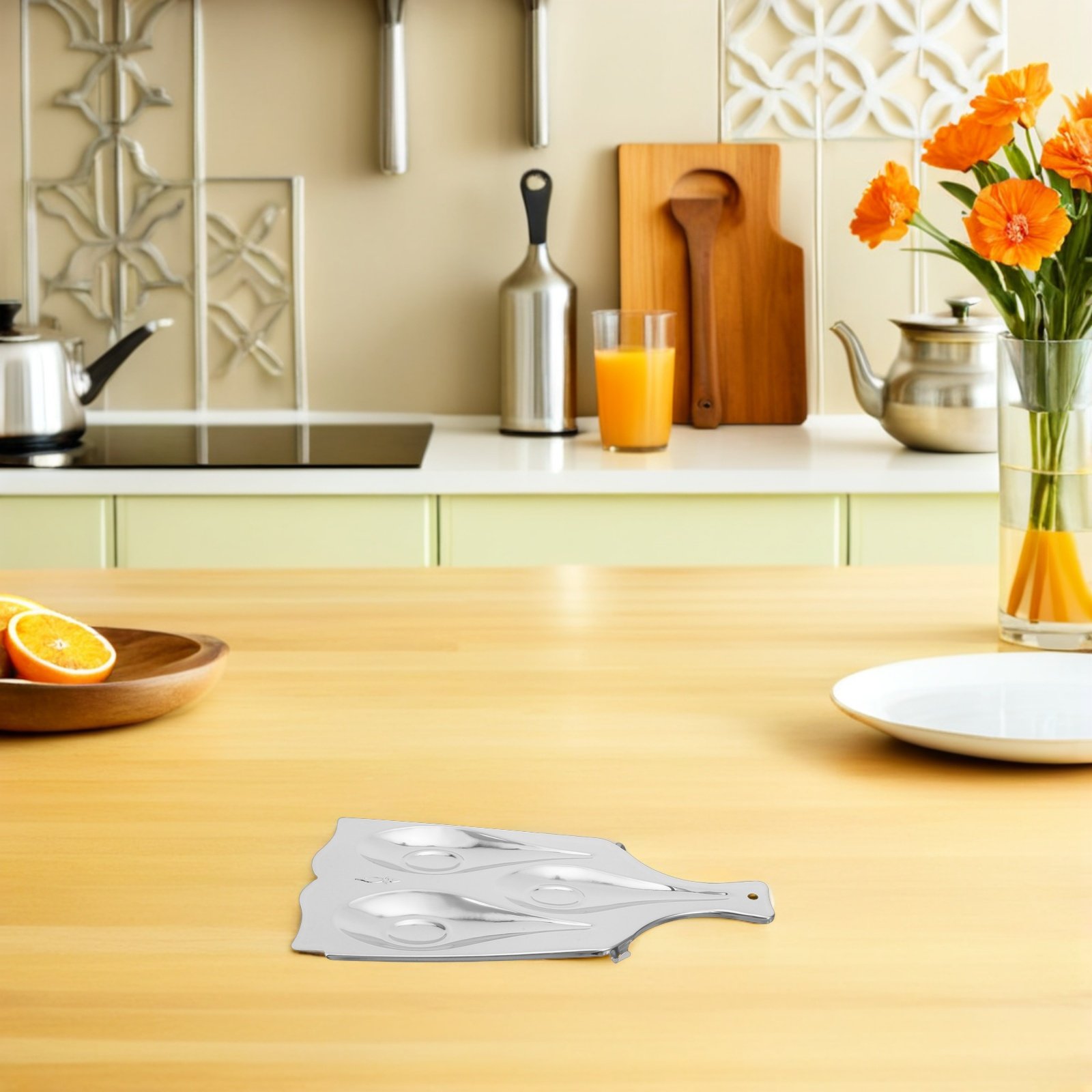 Roestvrijstalen lepelsteun met - Kitchen Gadgets Under 100 recensie en prijs