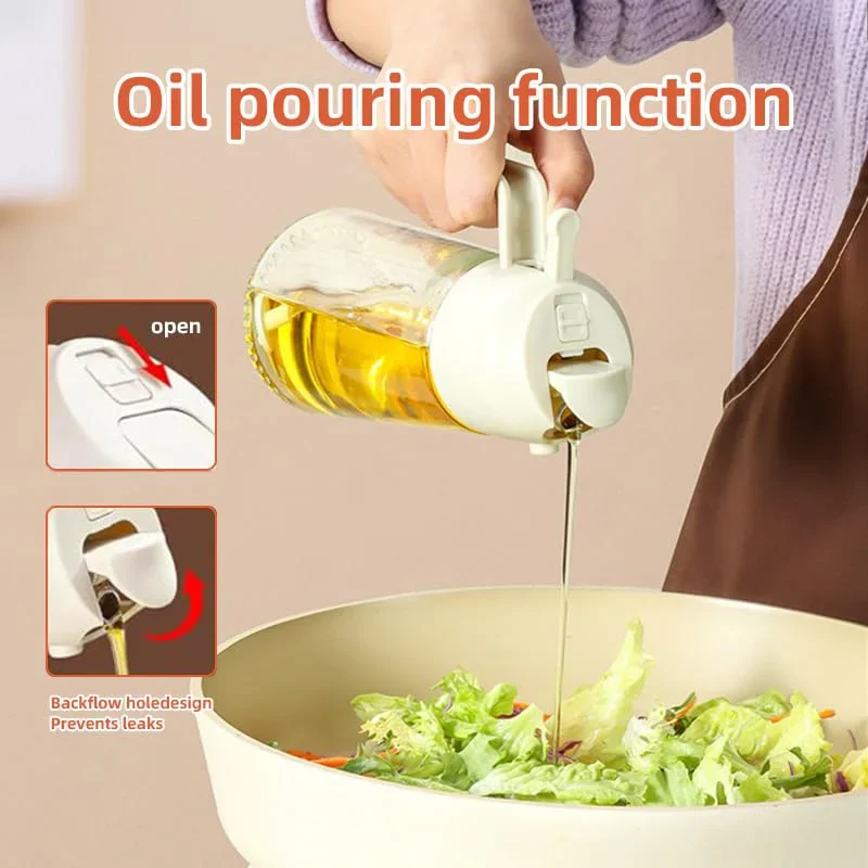 Olieverstuiver 2-in-1 Plastic  - Kitchen Gadgets Oil Spray recensie en prijs