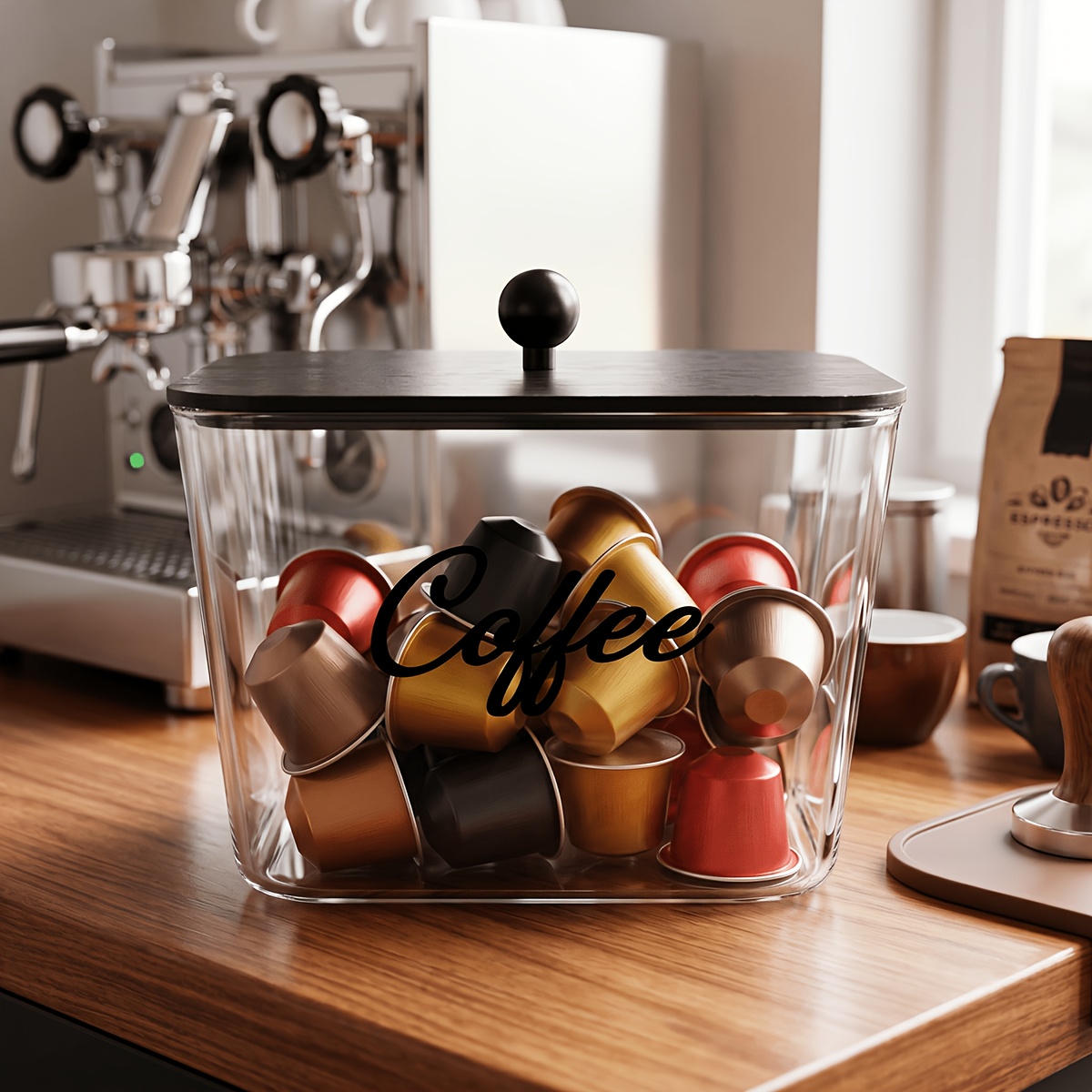 Koffiepodhouder met deksels, p - Kitchen Gadgets Organizer recensie en prijs