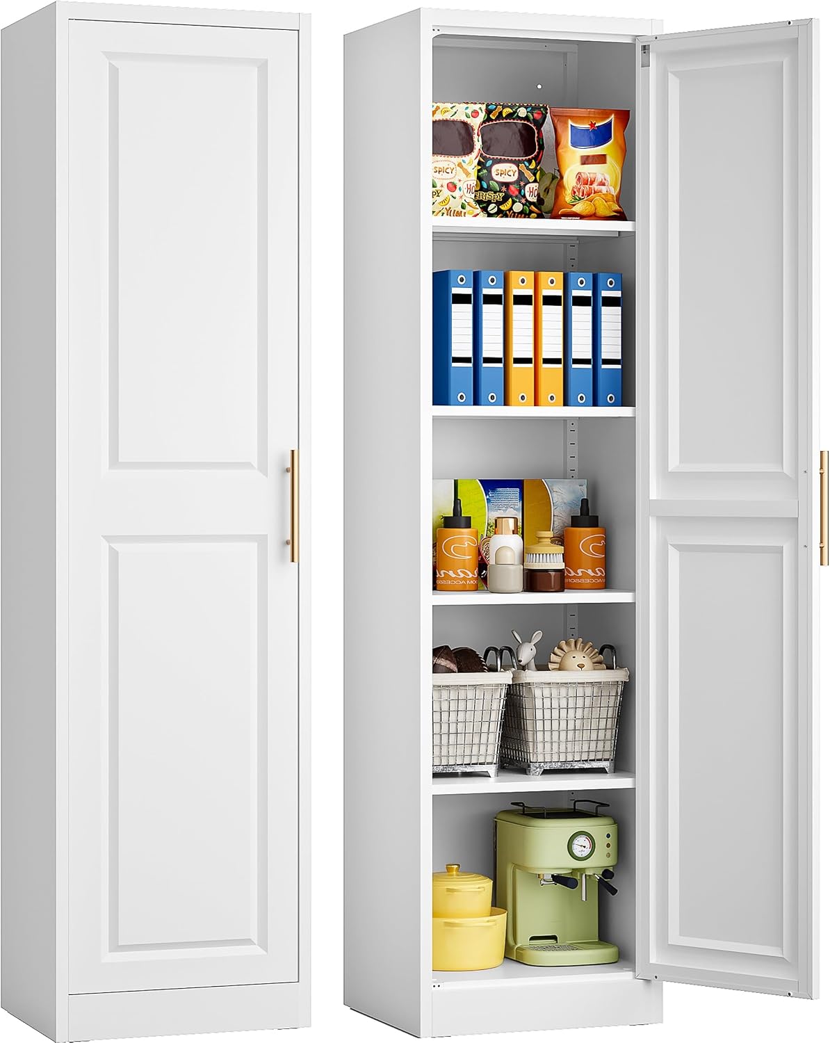 Hoge, smalle opbergkast met éé - Kitchen Gadgets Organizer recensie en prijs
