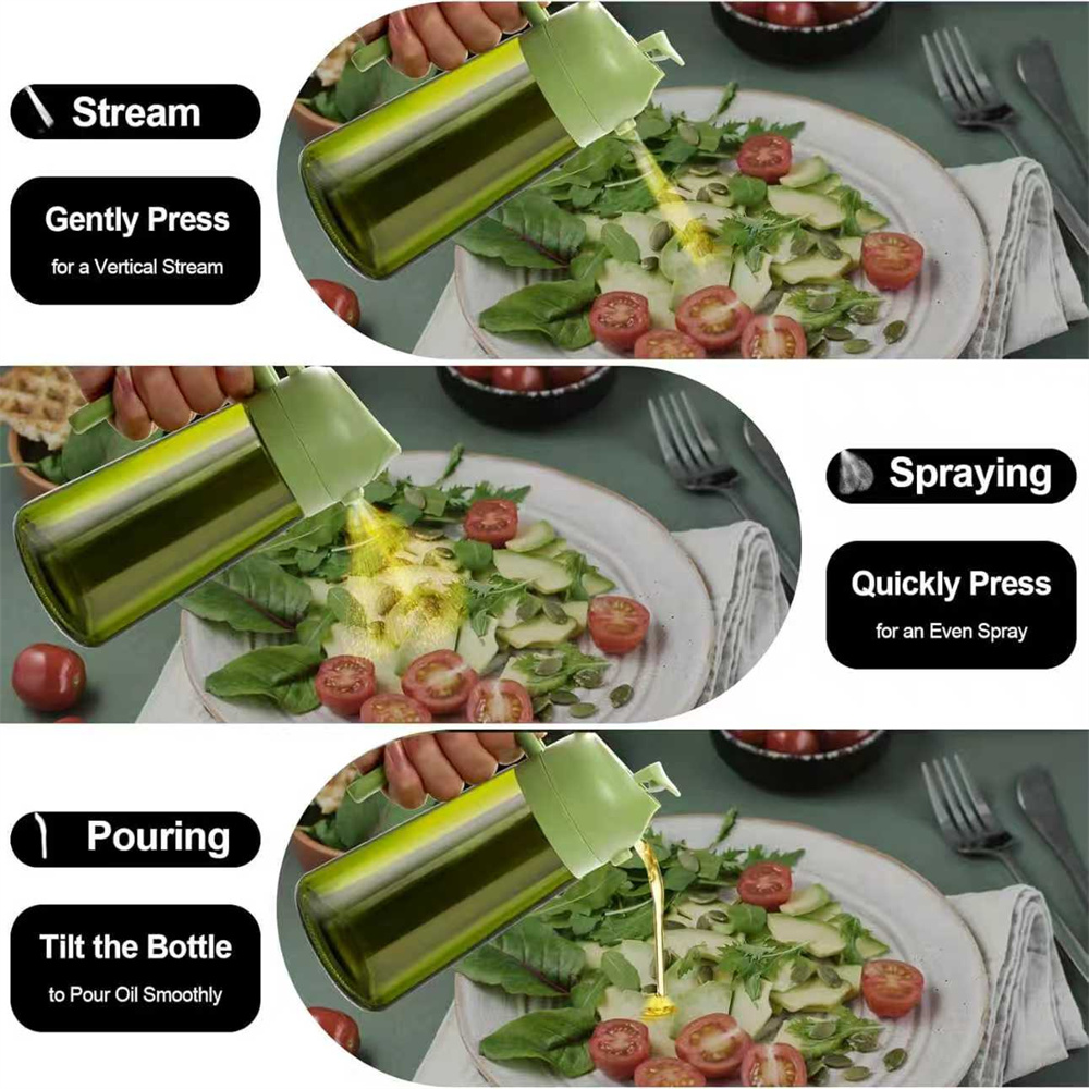 470ml 2-in-1 glazen olijfolie  - Kitchen Gadgets Oil Spray recensie en prijs