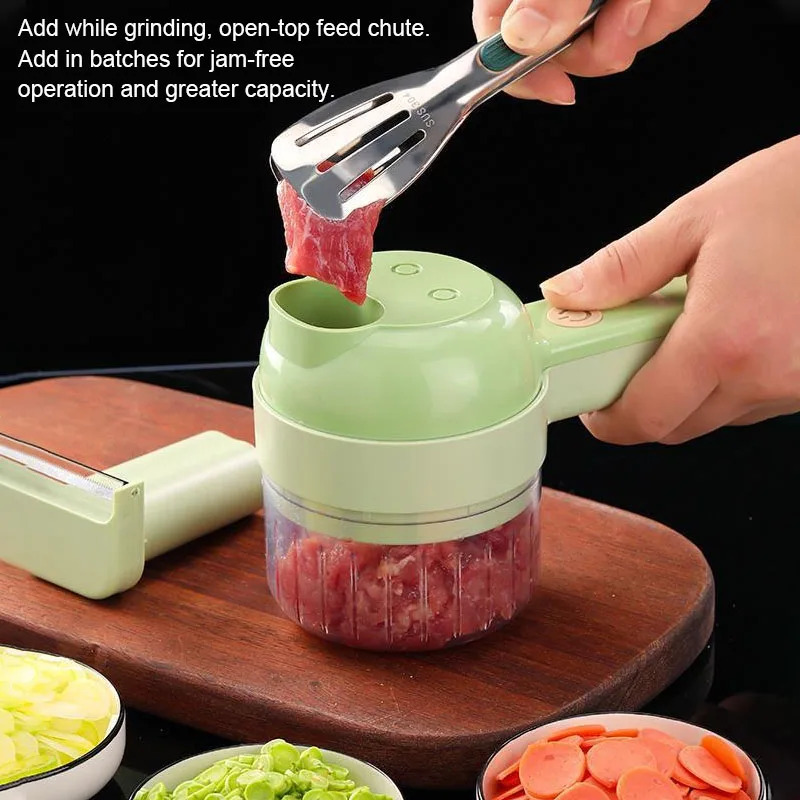 4-in-1 Elektrische Groentensni - Kitchen Gadgets Garlic recensie en prijs
