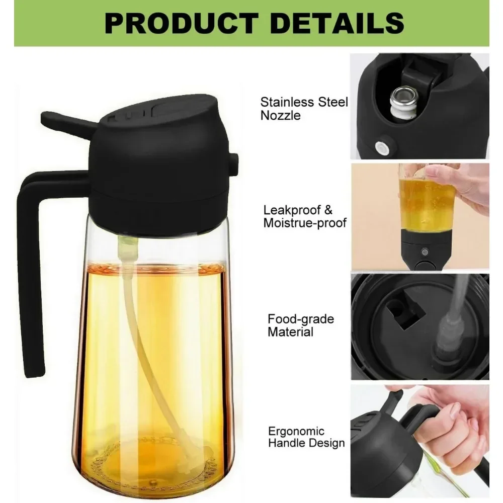2-in-1 Plastic Oliespuitfles 5 - Kitchen Gadgets Oil Spray recensie en prijs