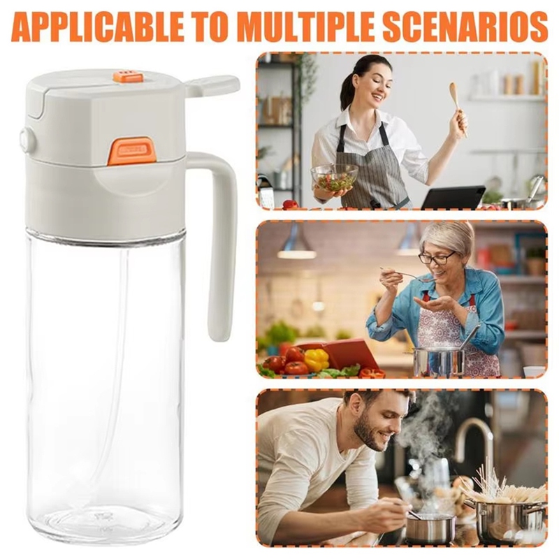Oliefles om te koken - Glazen  - Kitchen Gadgets Oil Spray recensie en prijs