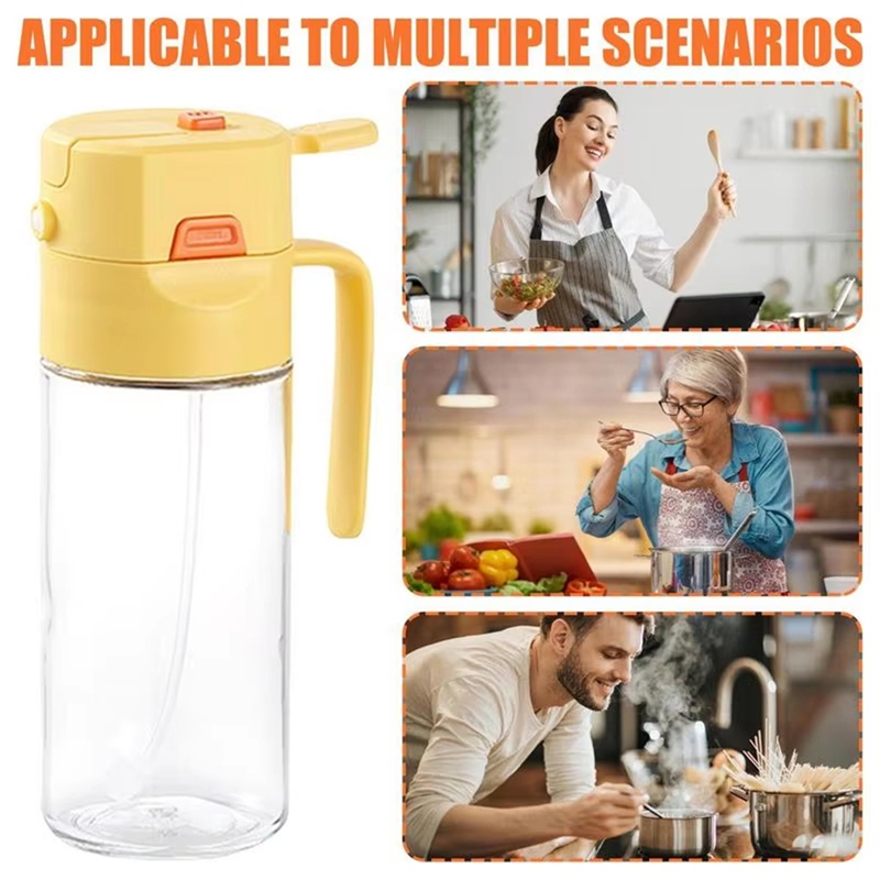 Oliefles om te koken - Glazen  - Kitchen Gadgets Oil Spray recensie en prijs