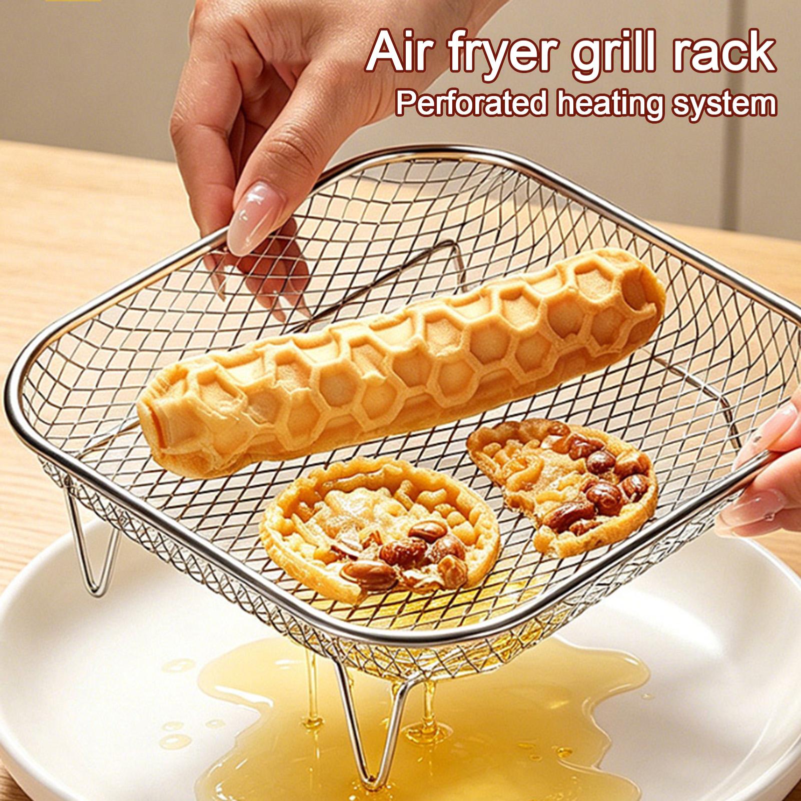 Airfryerrek van roestvrij staa - Kitchen Gadgets List recensie en prijs