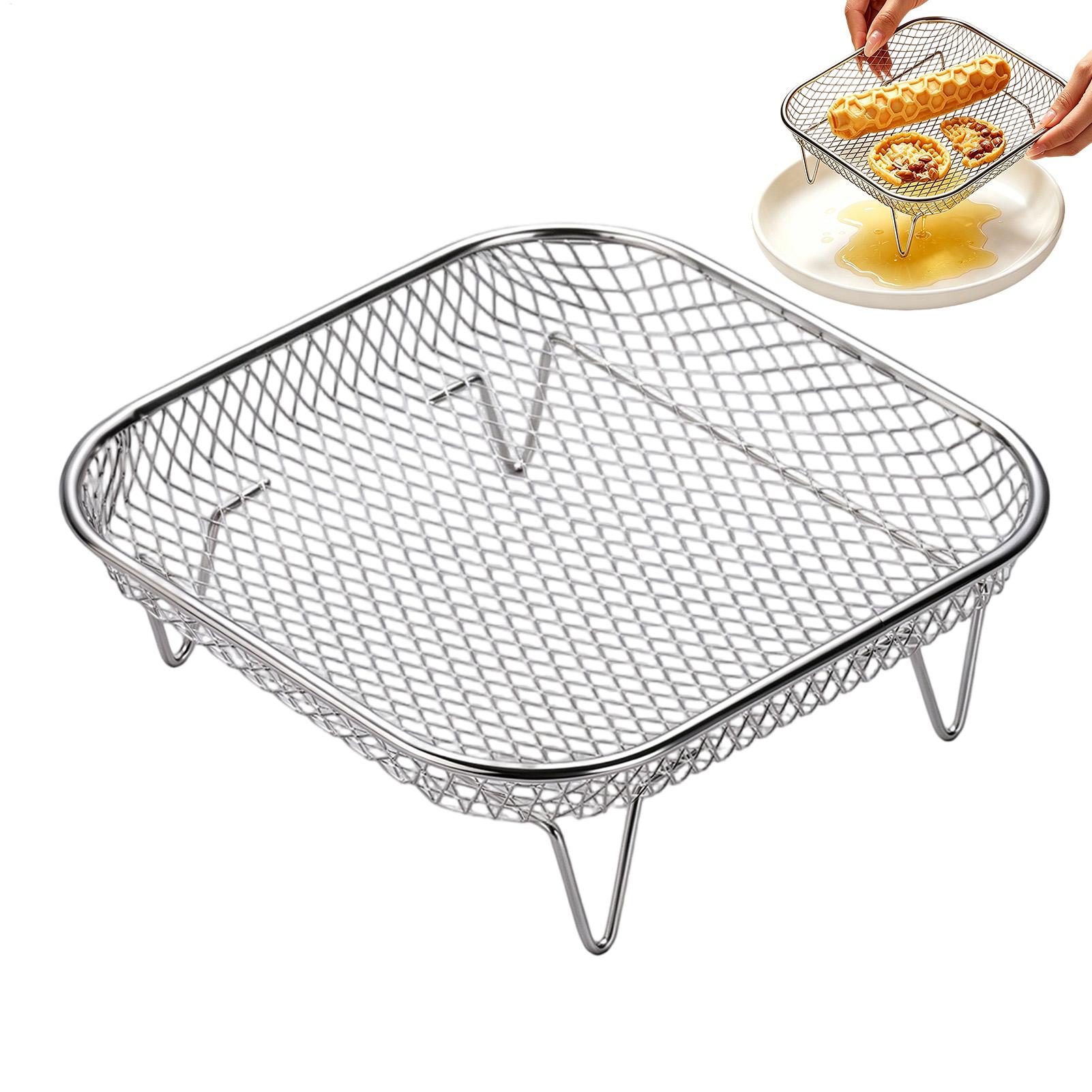 Airfryerrek van roestvrij staa - Kitchen Gadgets List recensie en prijs